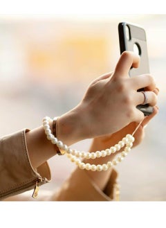اكسوارات ار ايه علاقة موبيل اللؤلؤ الابيض  - Image 1