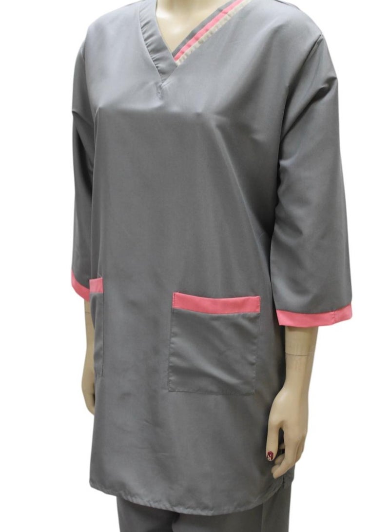 1home Housemaid Uniform Maid Nanny Scrub Suit 3 piece set  - Image 5