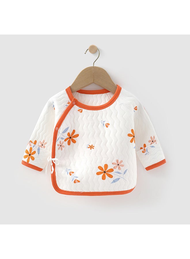 Newborn Baby Half-back Clothing Spring And Autum Newborn 0 Bottoming March Birth Close-fitting Autum Clothing Intimates Top Baby Pure Cotton