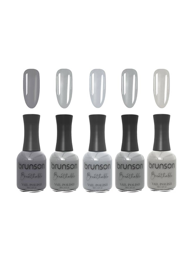 brunson Breathable Nail Polish Halal nail polish Wudu friendly Quick-Dry Vegan long lasting but easy peel off   18ml BGG