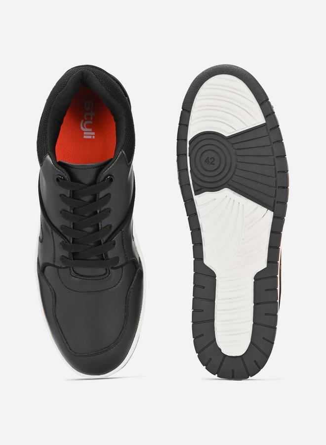 Styli Abstract Sole Lace Up Sneakers  - Image 5