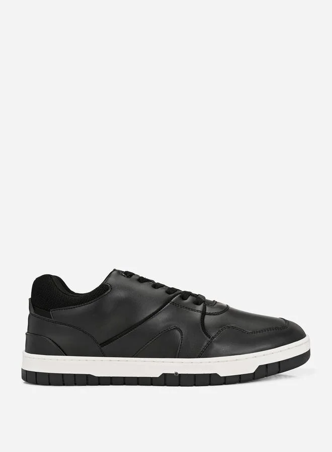 Styli Abstract Sole Lace Up Sneakers
