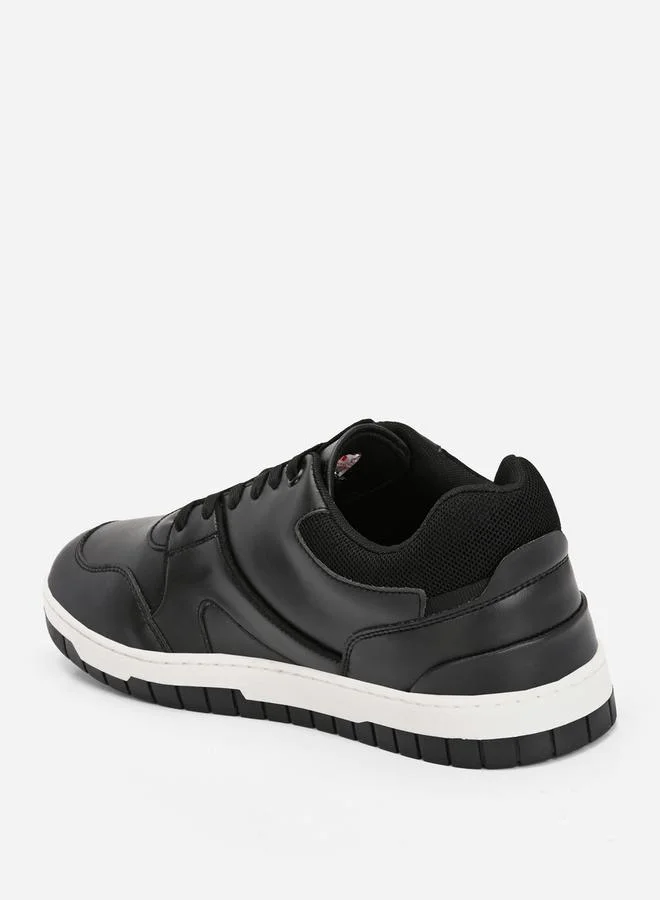 Styli Abstract Sole Lace Up Sneakers
