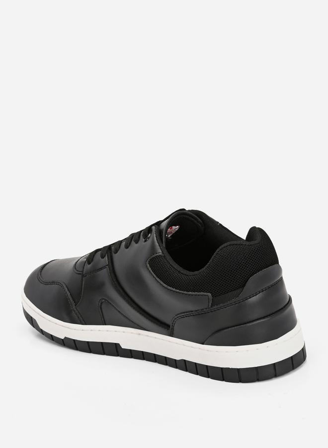 Styli Abstract Sole Lace Up Sneakers  - Image 4