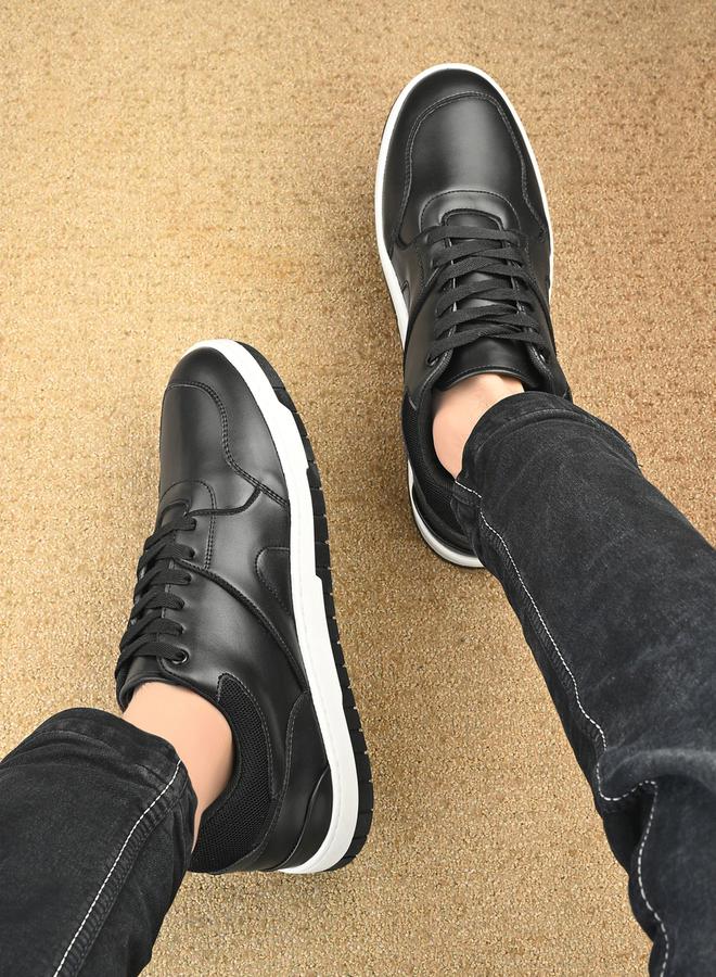 Styli Abstract Sole Lace Up Sneakers  - Image 2