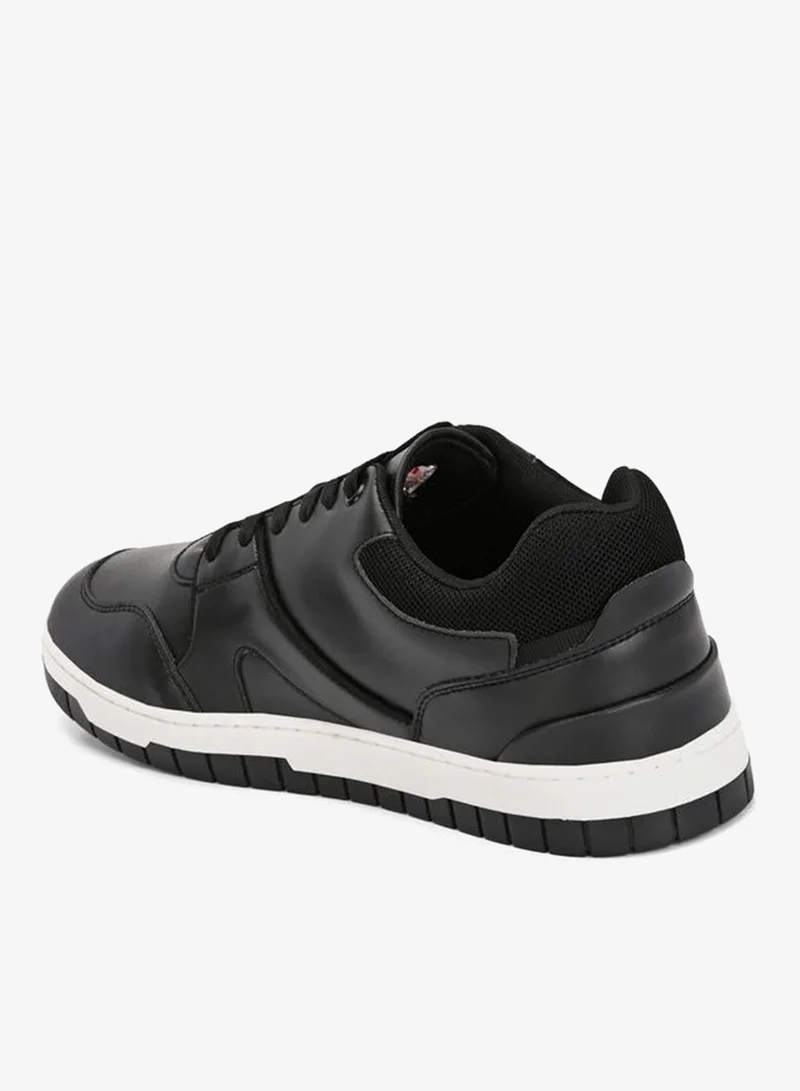 Styli Active  Abstract Sole Lace Up Sneakers for Men | Best Price UAE