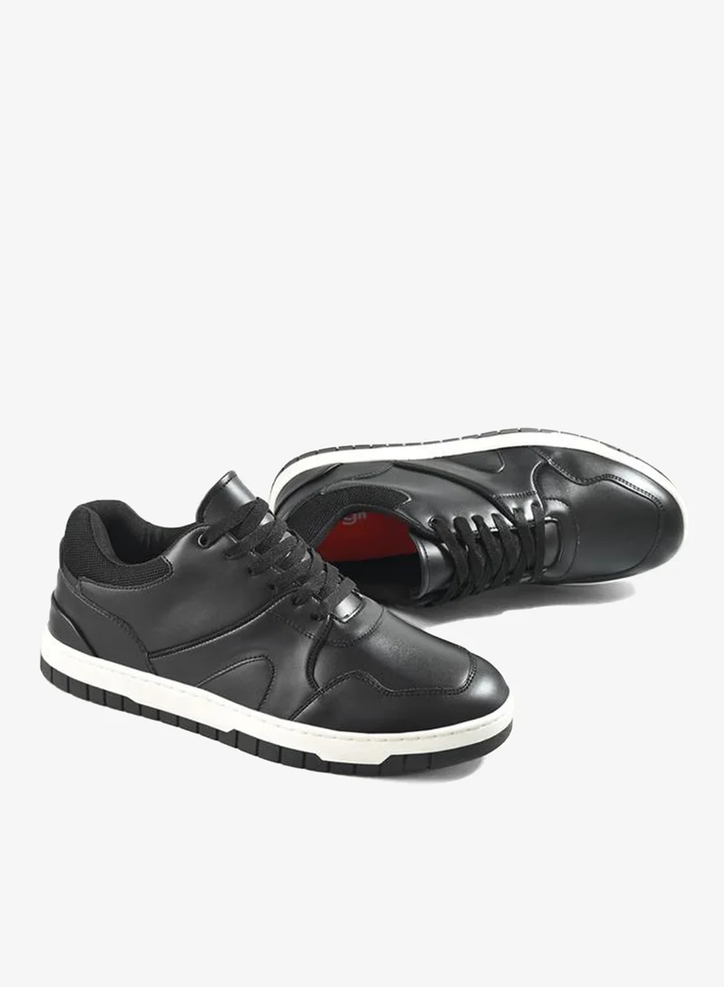 Styli Active  Abstract Sole Lace Up Sneakers for Men | Best Price UAE