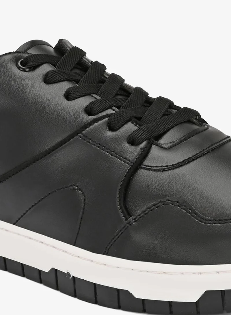 Styli Active  Abstract Sole Lace Up Sneakers for Men | Best Price UAE
