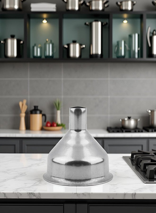 WsjiaboFux قمع صغير فضي اللون، مصنوع من الفولاذ المقاوم للصدأ، أداة تعبئة زجاجات، أدوات مطبخ احترافية، أدوات وأجهزة متخصصة - Image 2