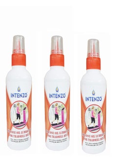 Intenzo Intenzo Silicone Oil Lubricant for treadmills Belt 200ml Easy Nozzle Dispenser Bottle Pack of 3 Each in 200ml  - Image 1