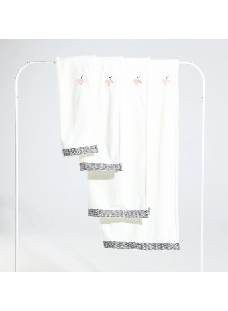 Relef Relief Royal Soft Bathroom Towel Set – 4 Pieces, Off-White - Image 1