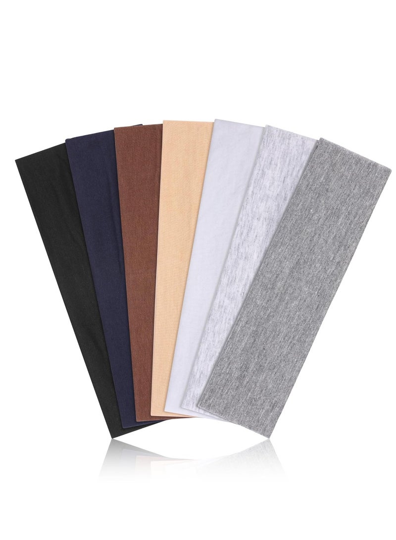 GoodTool 7 Pack Women's Head Bands Soft Elastic Head Bands Non Slip Sweat-Absorbent For Women's Hair Sports Headbands For Running Yoga Daily Exercise - Image 2