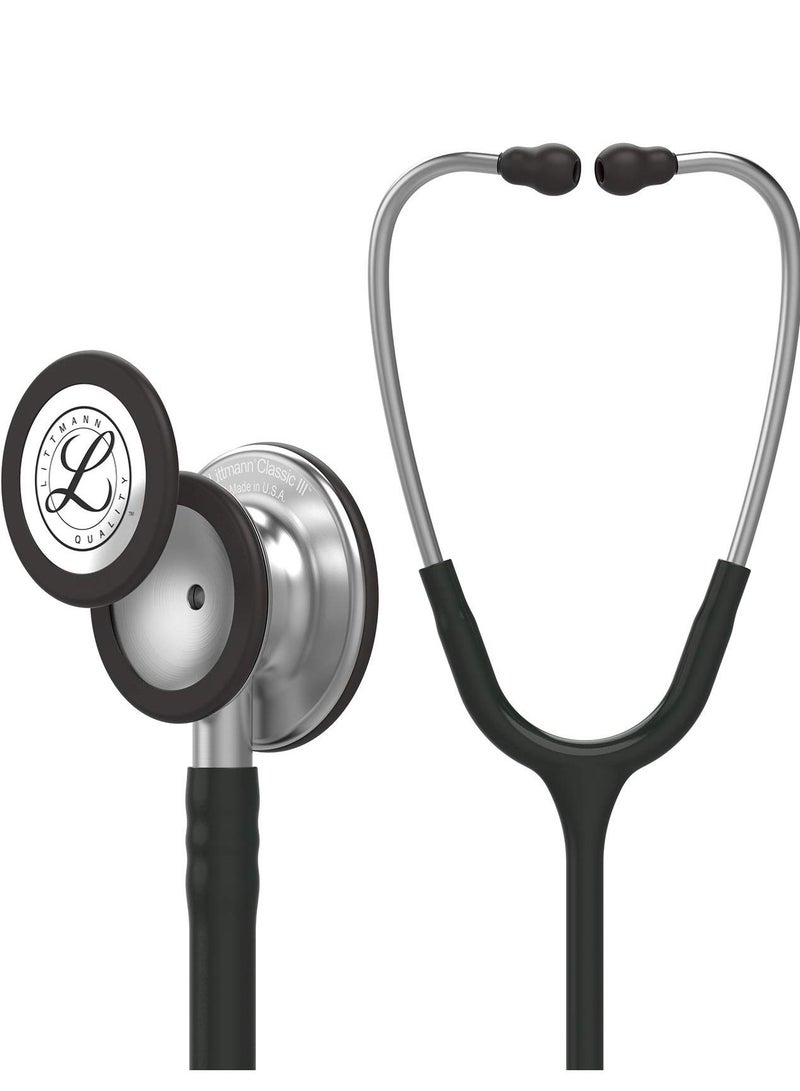 Littmann 3M Littmann Classic III Monitoring Stethoscope  Black Tube 5620 - Image 1