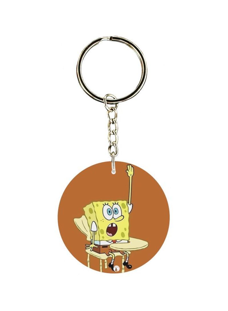 SpongeBob Themed Keychain