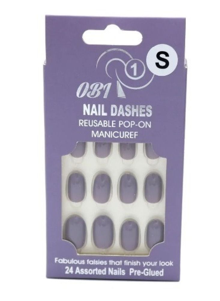 OB1 OB One Self Glue Artificial Nails 24Shiny Nails OB.16 - Image 1