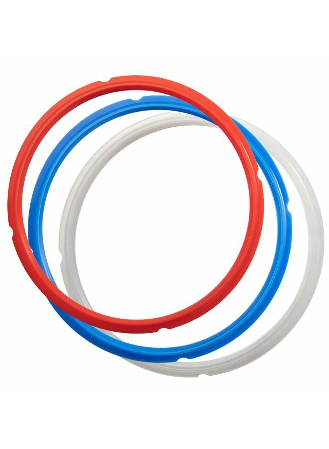 SICHEER Rubber Sealer Ring Silicone Gasket Accessories Compatible with Ninja Foodi 6.5 and 8 Quart for Pressure Cooker and Air Fryer Pack of 3 - Image 1
