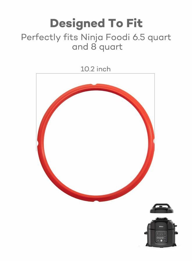 SICHEER Rubber Sealer Ring Silicone Gasket Accessories Compatible with Ninja Foodi 6.5 and 8 Quart for Pressure Cooker and Air Fryer Pack of 3 - Image 5