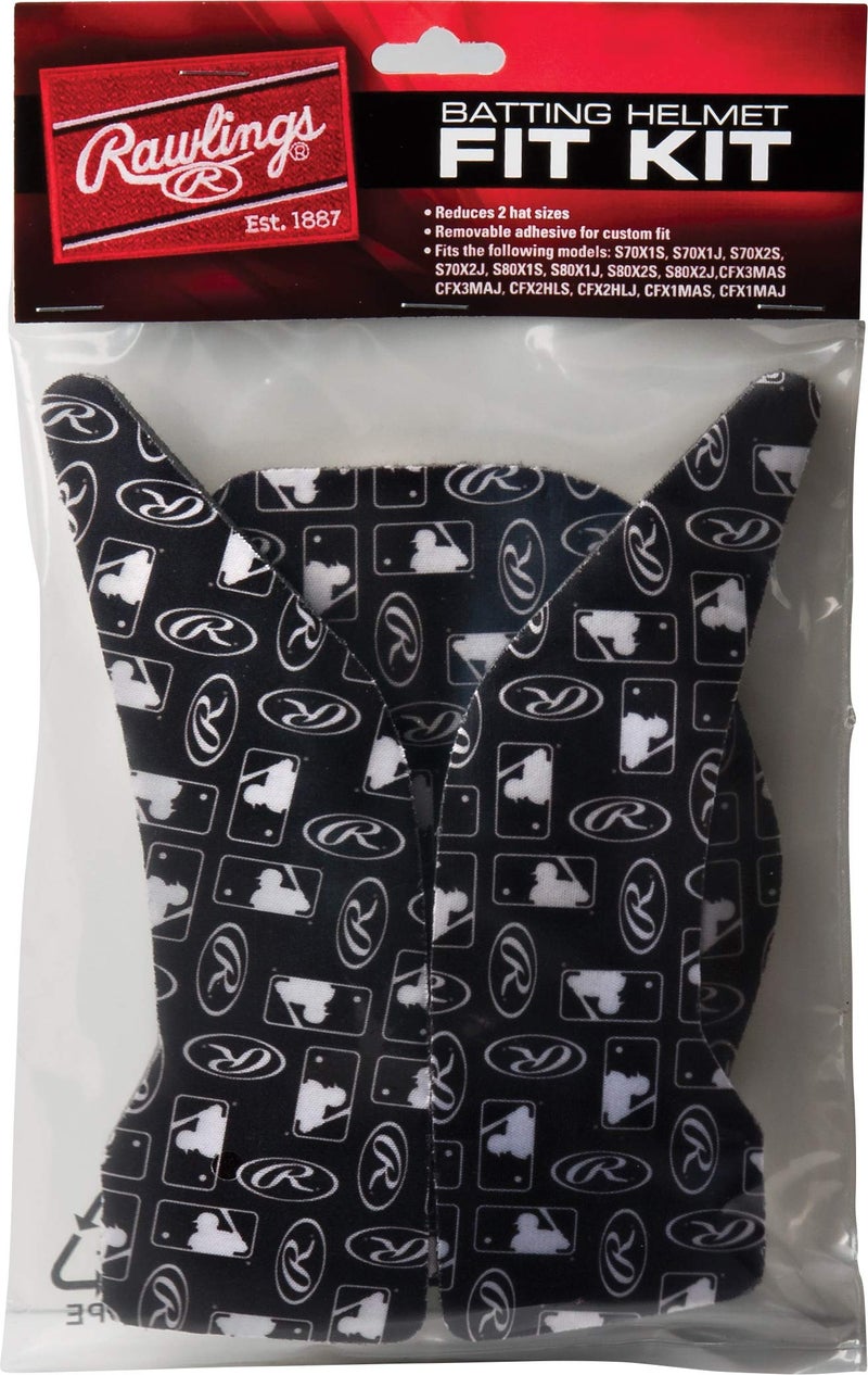Rawlings CFXFK Coolflo Fit Kit for Batting Helmets , Black - Image 1