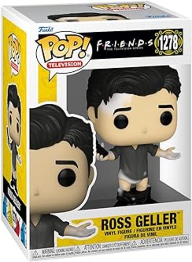 Funko Funko POP! TV: Friends - Ross Geller With Leather Pants - Collectable Vinyl Figure - Gift Idea - Official Merchandise - Toys for Kids & Adults - TV Fans - Model Figure for Collectors and Display 