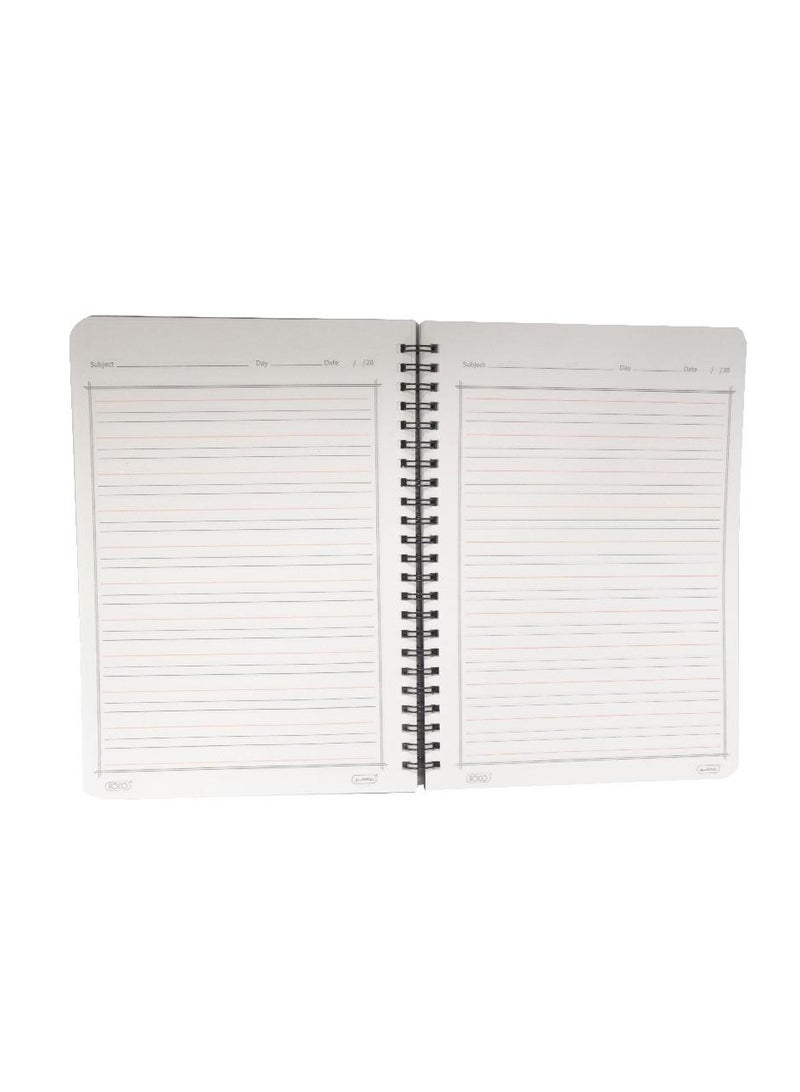 روكو دفتر ملاحظات A5100، أوراق مزدوجة السطور (إنجليزي) - Image 2