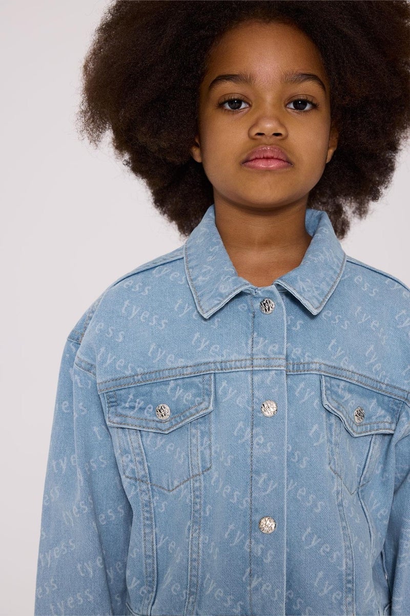 TYESS Bg Store Girl Denim Jacket - Image 3