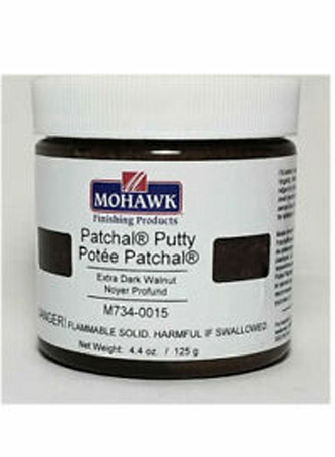 Mohawk Finishing Products Mohawk Patchal Putty Extra Dark Walnut M734-0015 - Fade Resistant Wood Putty Filler - 4 oz - Image 1