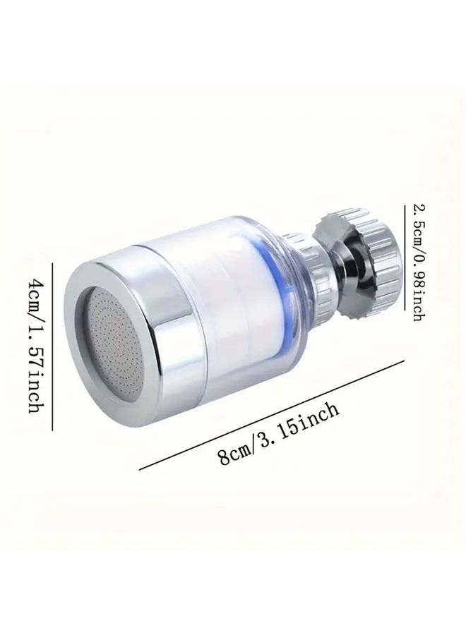 2pcs Long Style Kitchen Faucet Water Filter With 6 Replacement Cartridges Splash Proof Extender - Image 2