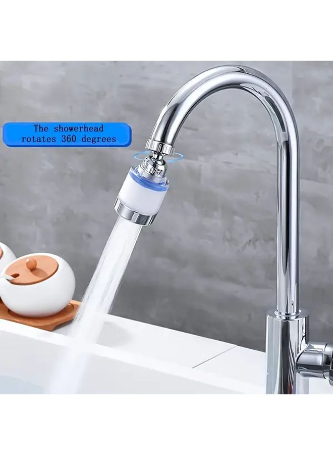 2pcs Long Style Kitchen Faucet Water Filter With 6 Replacement Cartridges Splash Proof Extender - Image 4