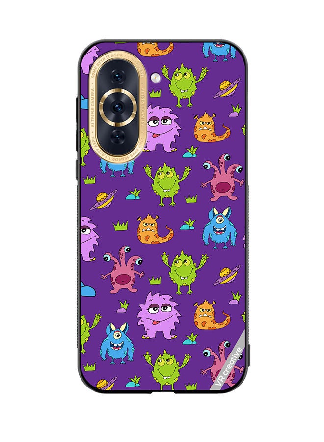 VR CREATIVE Protective Case Cover For Huawei Nova 10 Monsters Cartoon Design Multicolour - Image 1