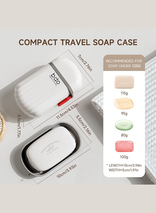 BDO Travel Soap Case, 100% Leakproof Soap Box with Lid, Bar Soap Holder for Traveling, Portable Soap Container for Gym, School, Camping - Image 2