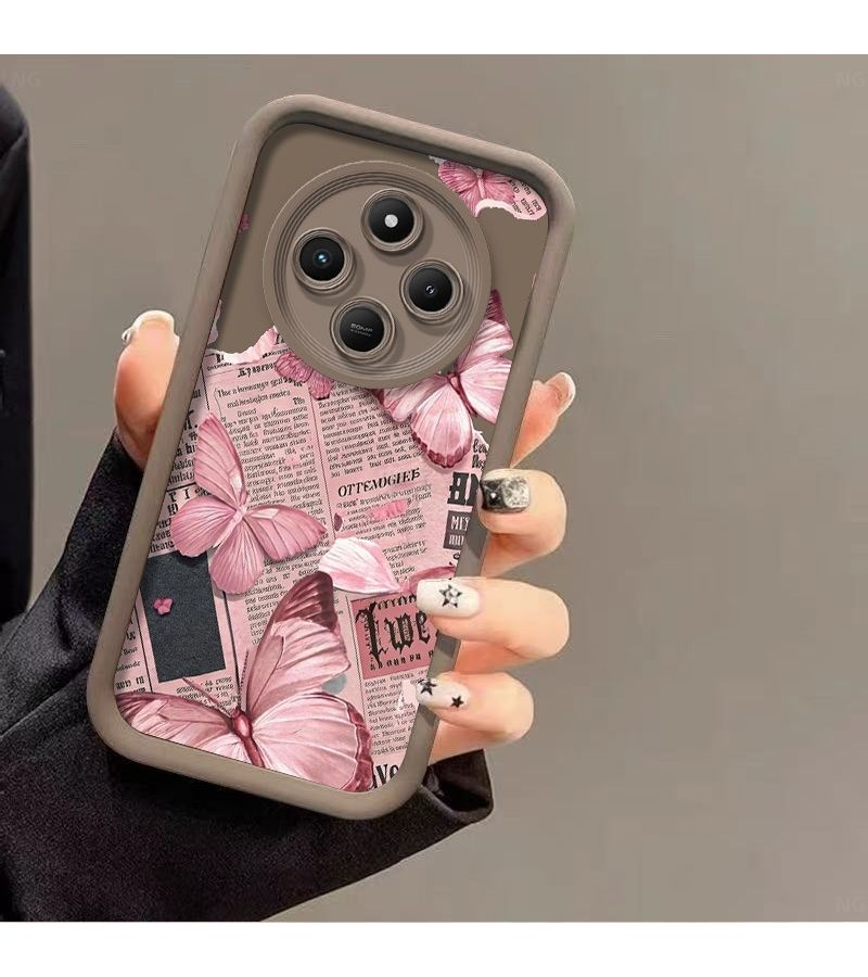Phone Case For POCO C75 Black Shock Absorbent Lightweight Durable Anti Slip Lens Protection - Image 4