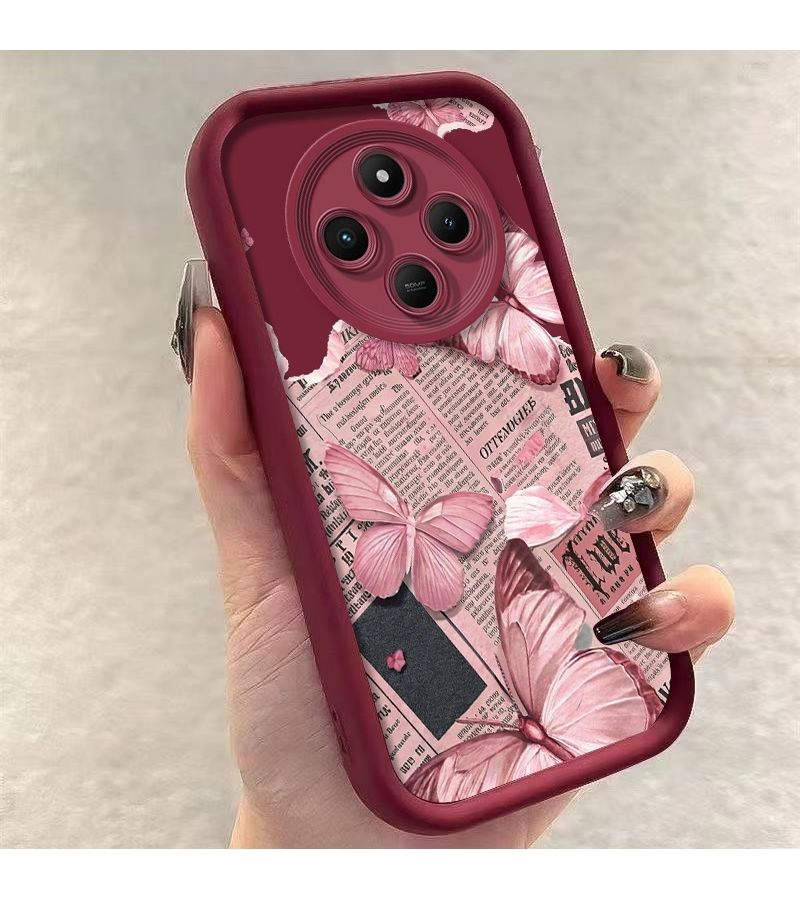 Phone Case For POCO C75 Black Shock Absorbent Lightweight Durable Anti Slip Lens Protection - Image 5