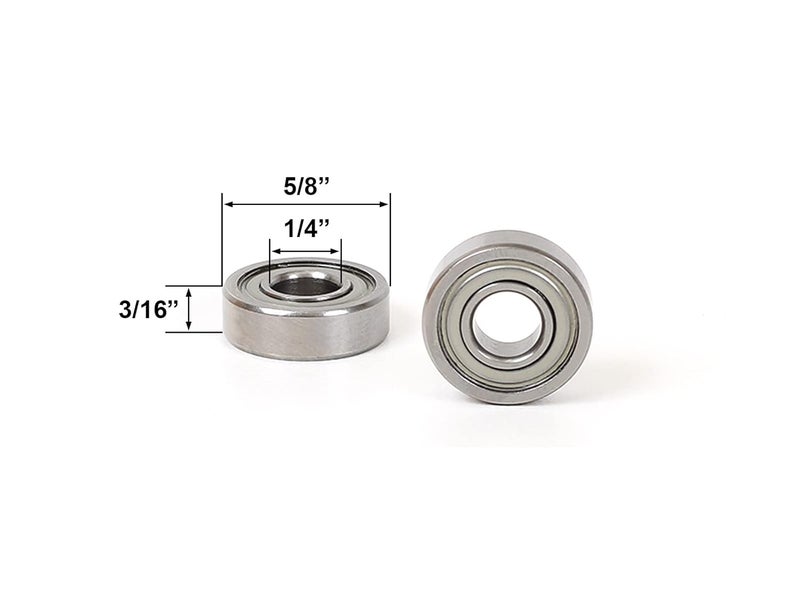 Yonico Router Bits 1/4-Inch Inner Diameter Shank Bearing 5/8-Inch OD X 1/4-Inch ID X 3/16-Inch Height - Image 2