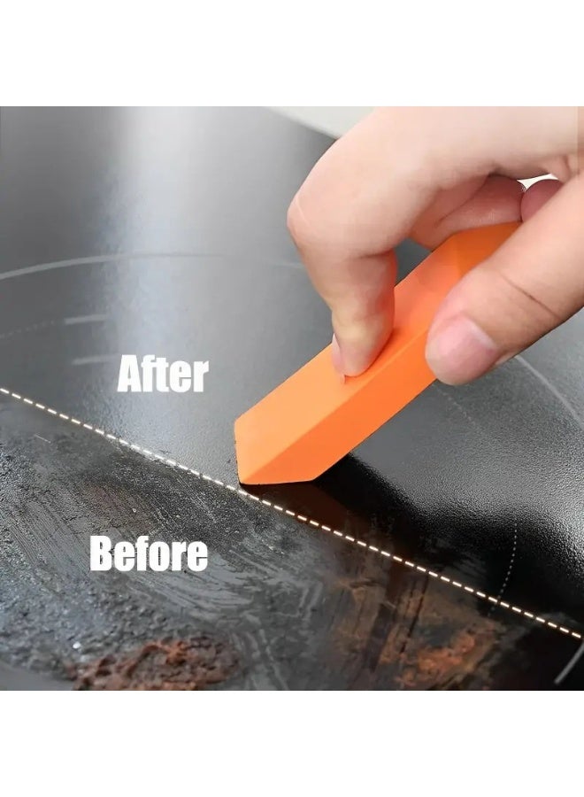 10 Pieces Stainless Steel Cleaning Eraser, Home Kitchen Limescale and Rust Remover Eraser - Image 3