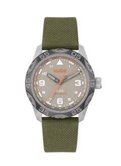 HUGO BOSS Men's Analog Round Shape Nylon Wrist Watch 1530331 - 42 Mm  - Image 3