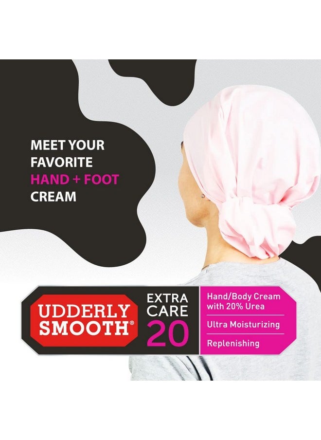 Udderly Smooth Udderly Smooth Extra Care Hand/Body Deep Moisturizing Cream with 20% Urea, Unscented, 8 Ounce  - Image 2