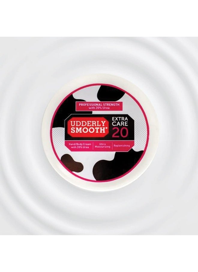Udderly Smooth Udderly Smooth Extra Care Hand/Body Deep Moisturizing Cream with 20% Urea, Unscented, 8 Ounce  - Image 3