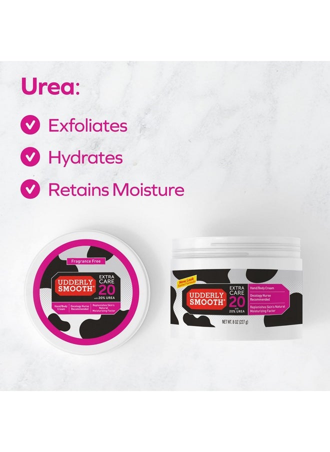 Udderly Smooth Udderly Smooth Extra Care Hand/Body Deep Moisturizing Cream with 20% Urea, Unscented, 8 Ounce  - Image 5