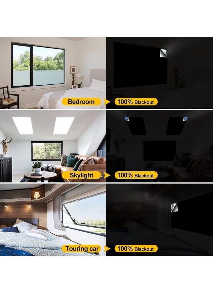 ستائر تعتيم محمولة مع شريط لاصق ذاتي لغرفة النوم غرفة المعيش - Image 4