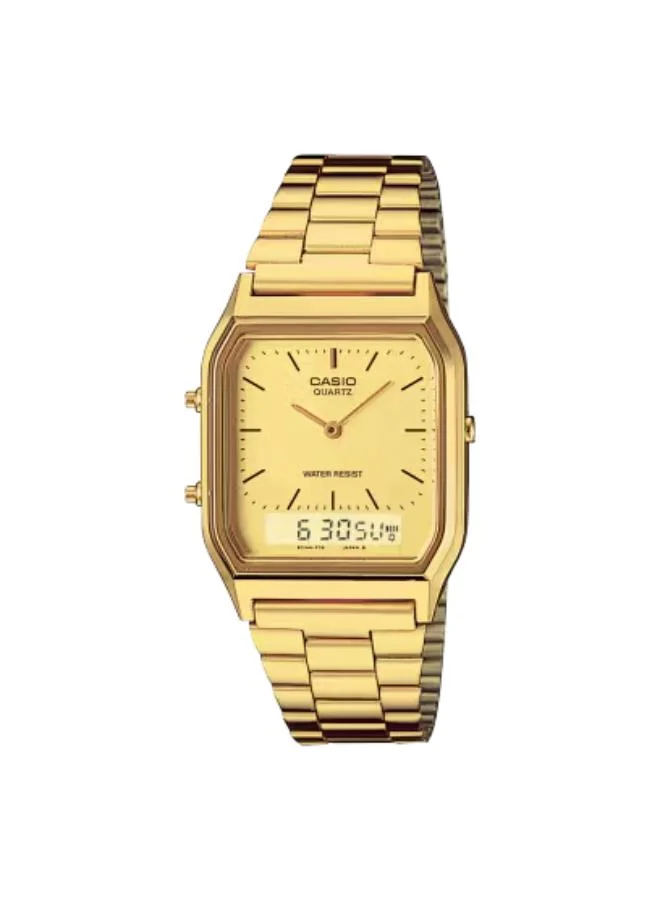 CASIO Unisex Stainless Steel Analog-Digital Watch AQ-230GA-9DMQ - 29.8 mm