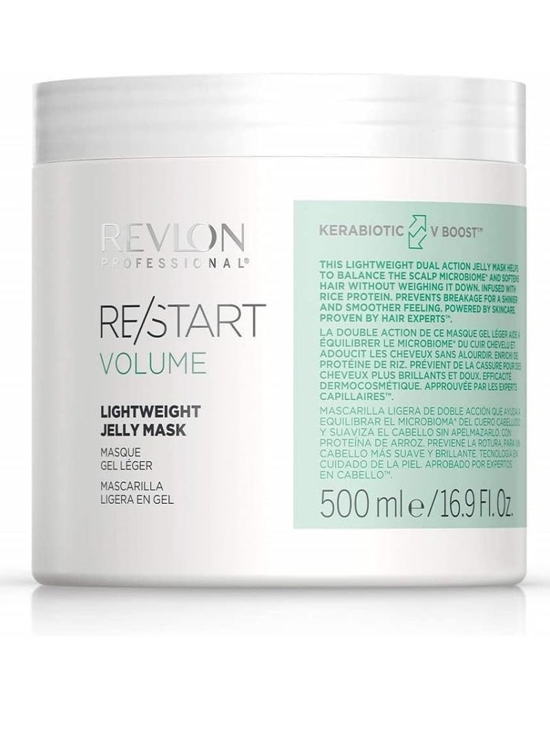 Revlon Professional Re/Start Volume Lightweight Jelly Mask 500 Ml - Image 1