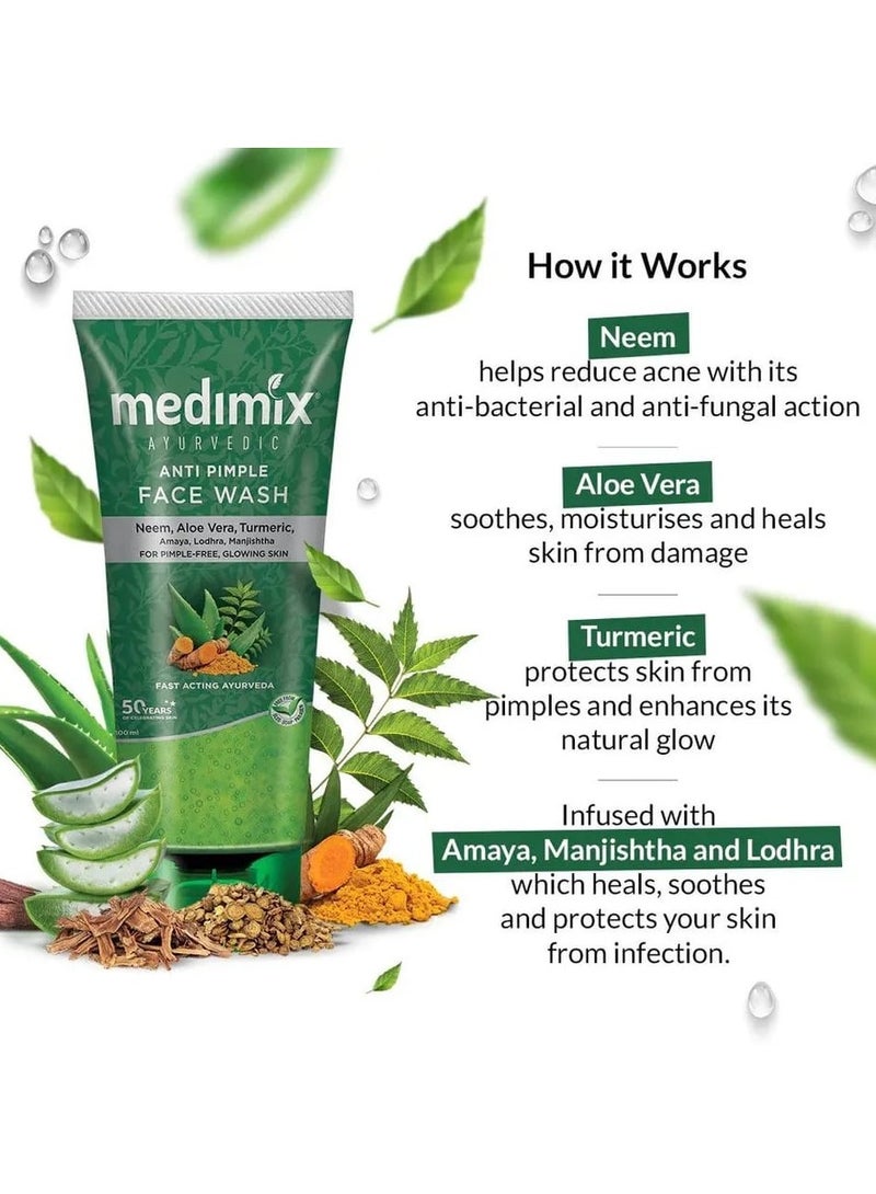 ميديميكس غسول الوجه ميديميكس الأيورفيدي المضاد للبثور، 150 مل - Image 3