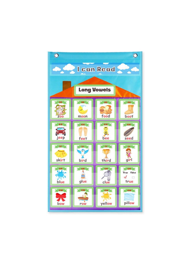 Direct Supply Supply English Teaching Aids Grammar Teaching Aids Letters Teaching Aids Letters Card Card Hanging Bag-Color:Purple - Image 3