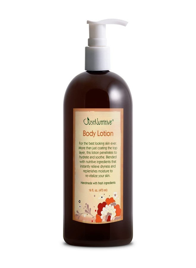 Just Nutritive Body Lotion - Best Lotion for Your Body With Skin Loving Goodness - Tucuma butter and Black Currant Seed oil nourish and replenish your skin - 16 Oz - Image 1