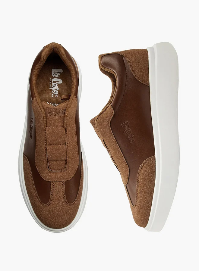 لي كوبر Men's Panelled Slip-On Loafers