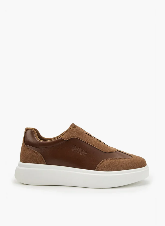 لي كوبر Men's Panelled Slip-On Loafers