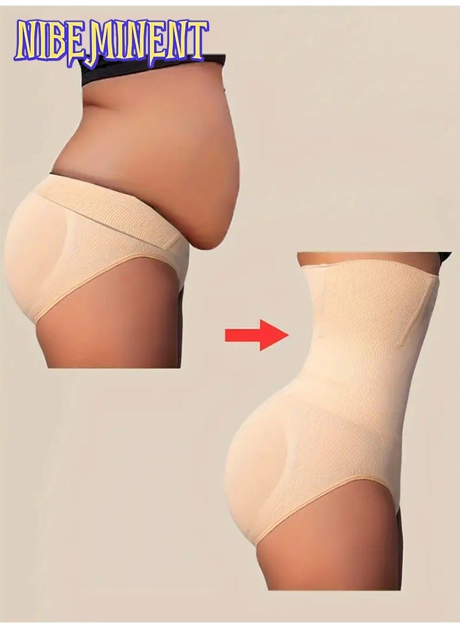 NIBEMINENT 1 Pcs High Waist Shaping Panties Waist Trainer Body Shaper Tummy Sheath Woman Flat Belly Control Panties Hip Butt Lifter Briefs Panty Women Underwear Shapewear - Image 1