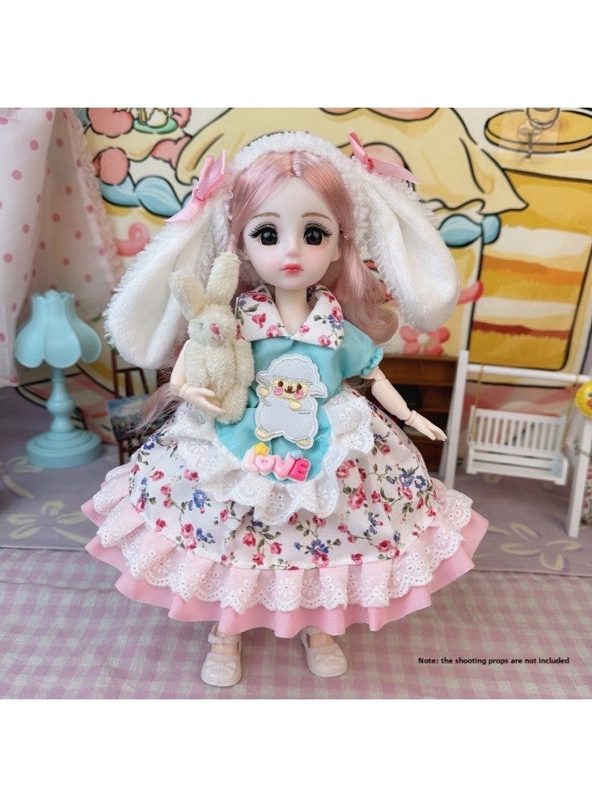 30cm Doll Two-dimensional Comic Face Doll Toy Birthday Gift Doll Barbie Toy-Color:Mango Pudding-Height:30cm Whole Doll (packed In Bags) - Image 2