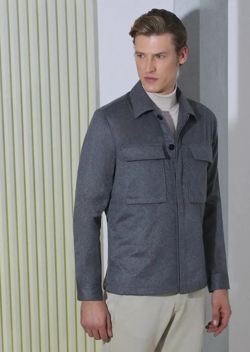 RAMSEY Grey Overshirt
