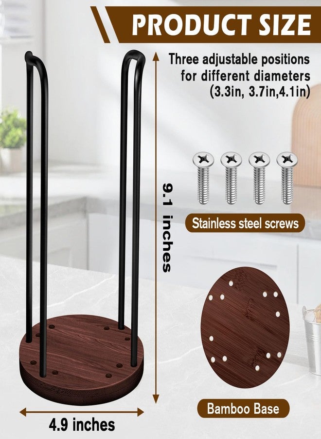 ProtectHobby 2PC Tumbler Lid Organizer, Detachable Yeti Lid Organizer Holds Up To 22 Lids, Suitable for Simple Modern Tumbler/Yeti Tumbler/Mason Jar Lids，Fit Perfectly, Stackable Steady，Walnut-Colored Base - Image 2